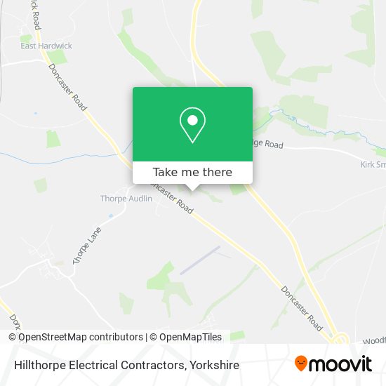 Hillthorpe Electrical Contractors map
