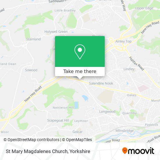 St Mary Magdalenes Church map