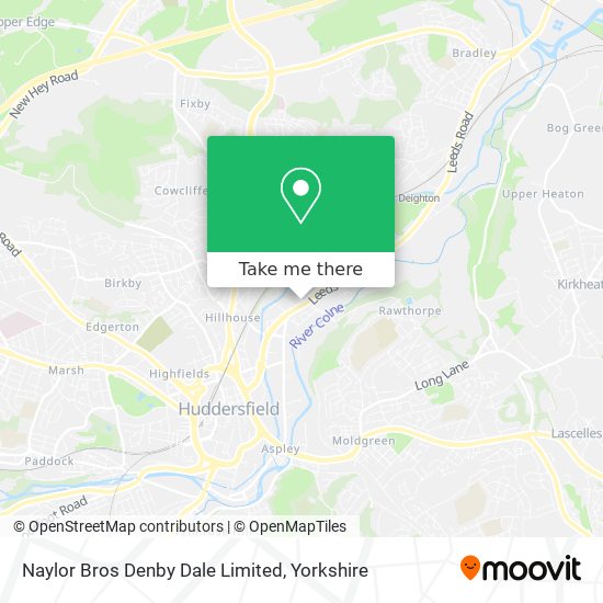 Naylor Bros Denby Dale Limited map