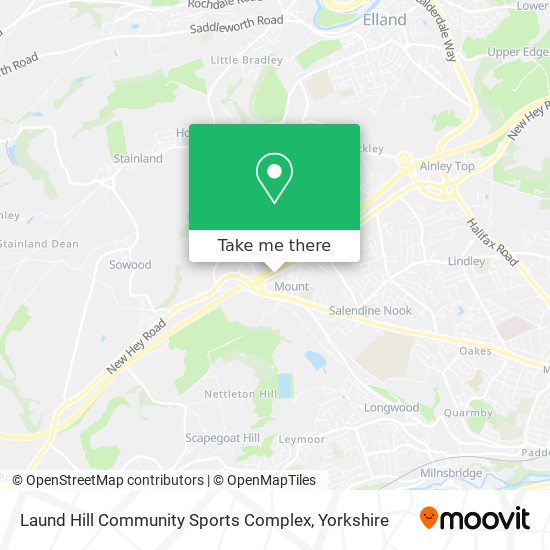 Laund Hill Community Sports Complex map