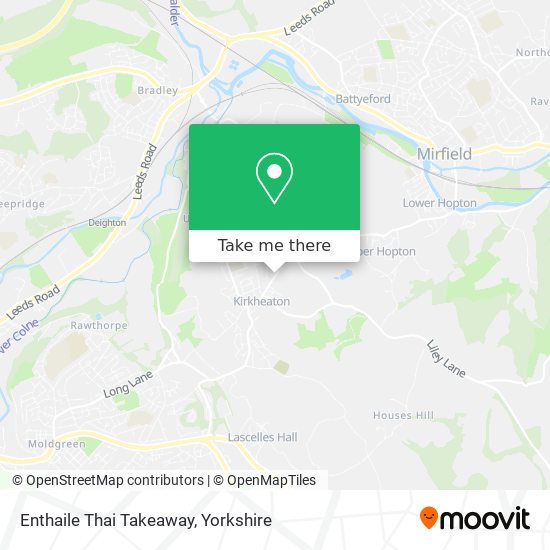 Enthaile Thai Takeaway map