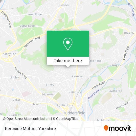 Kerbside Motors map