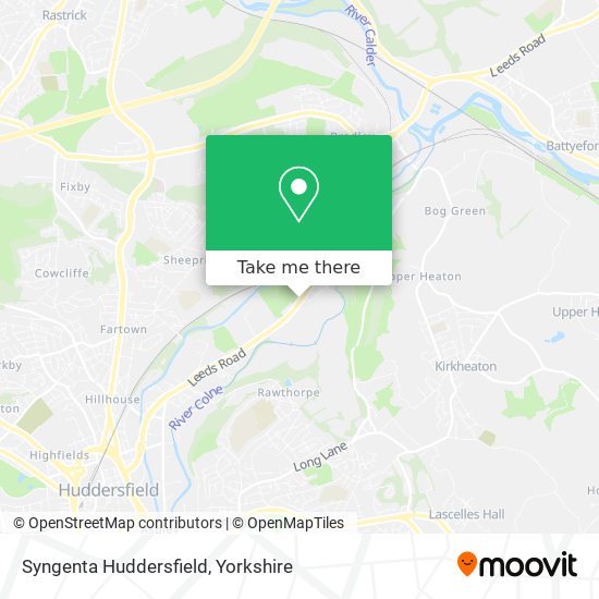 Syngenta Huddersfield map