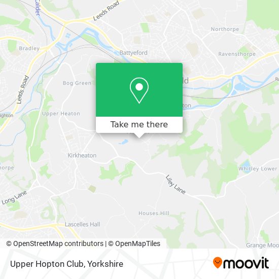 Upper Hopton Club map