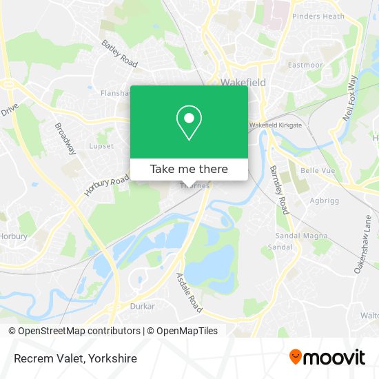 Recrem Valet map