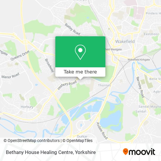 Bethany House Healing Centre map