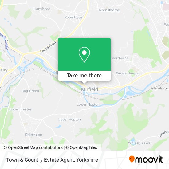 Town & Country Estate Agent map