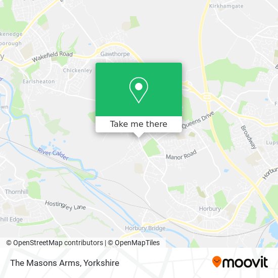 The Masons Arms map