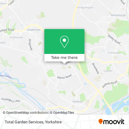 Total Garden Services map