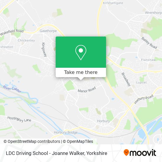 LDC Driving School - Joanne Walker map