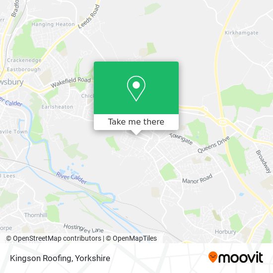 Kingson Roofing map