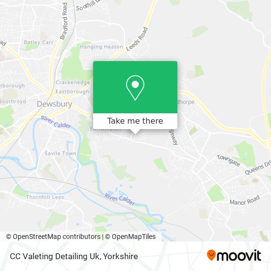 CC Valeting Detailing Uk map
