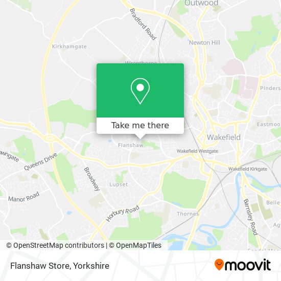 Flanshaw Store map