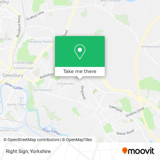 Right Sign map