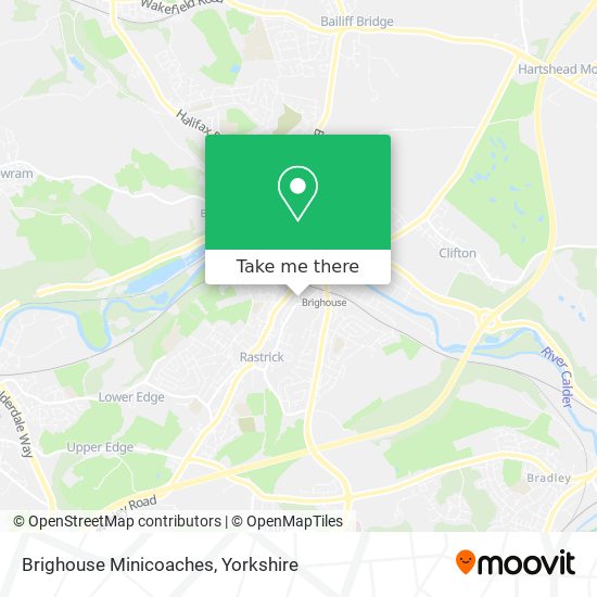 Brighouse Minicoaches map