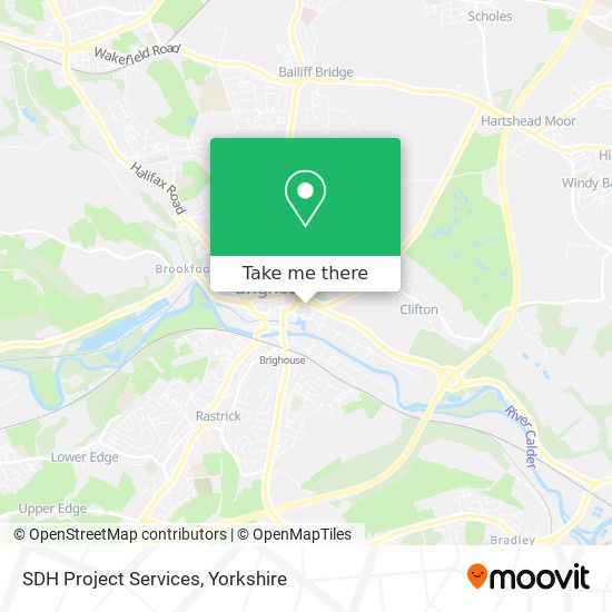 SDH Project Services map