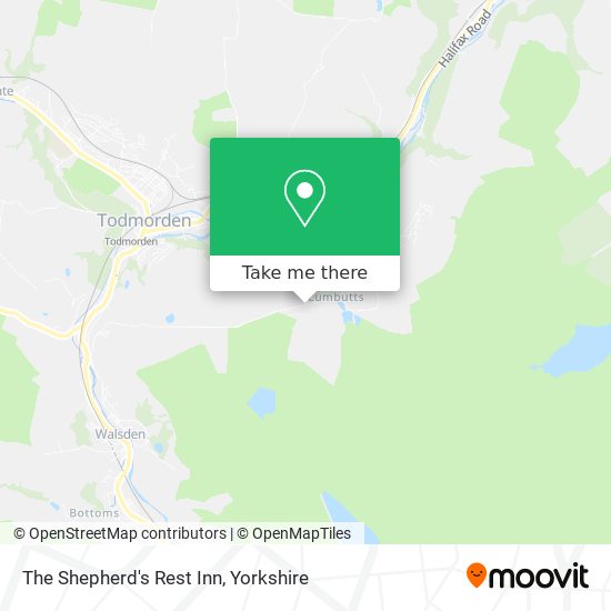 The Shepherd's Rest Inn map