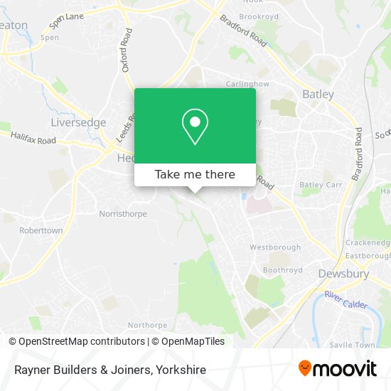 Rayner Builders & Joiners map