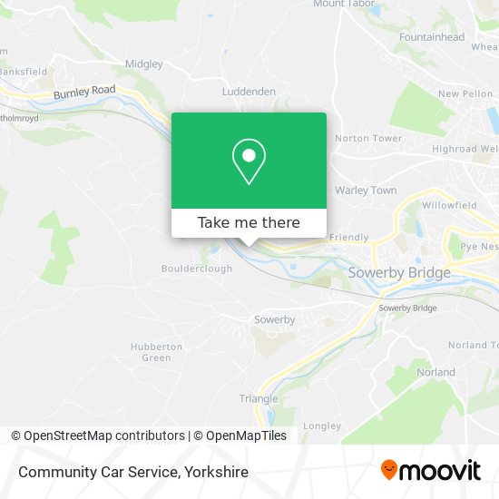 Community Car Service map