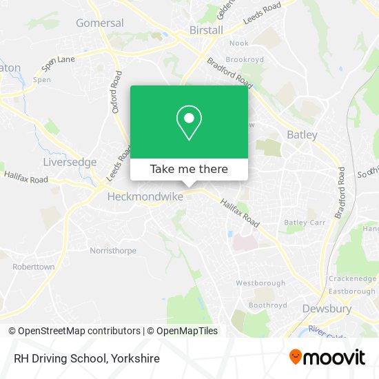 RH Driving School map