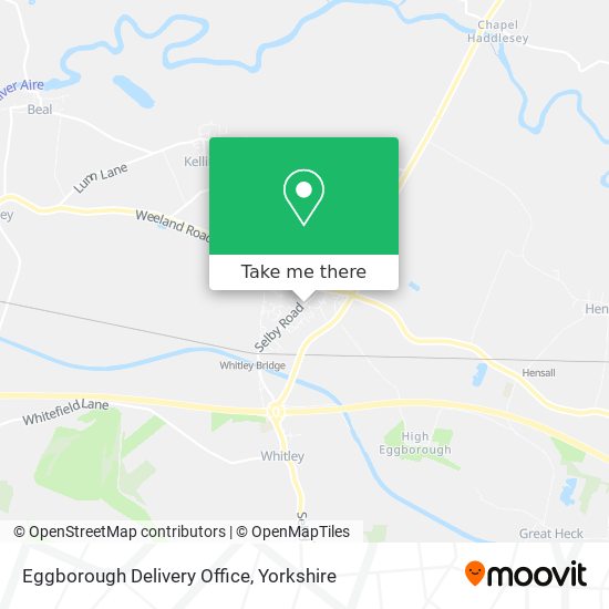 Eggborough Delivery Office map