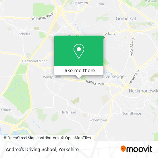 Andrea's Driving School map