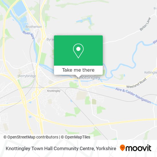 Knottingley Town Hall Community Centre map