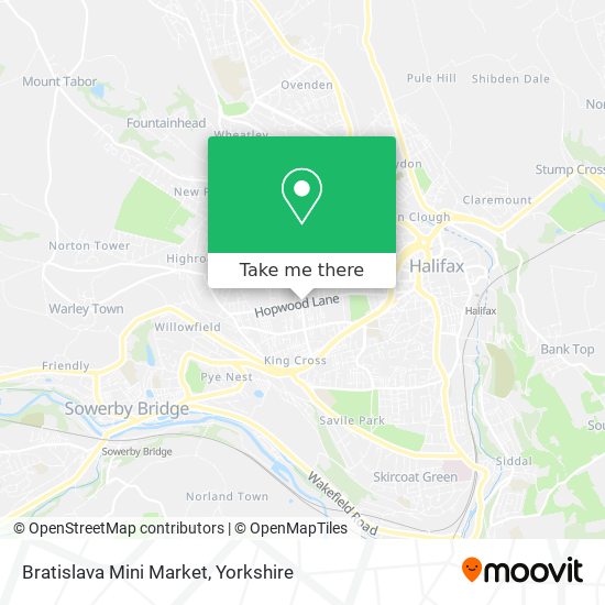 Bratislava Mini Market map