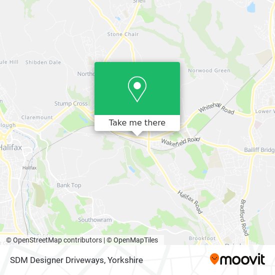 SDM Designer Driveways map