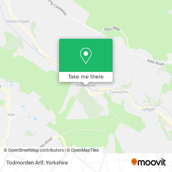 Todmorden Arlf map