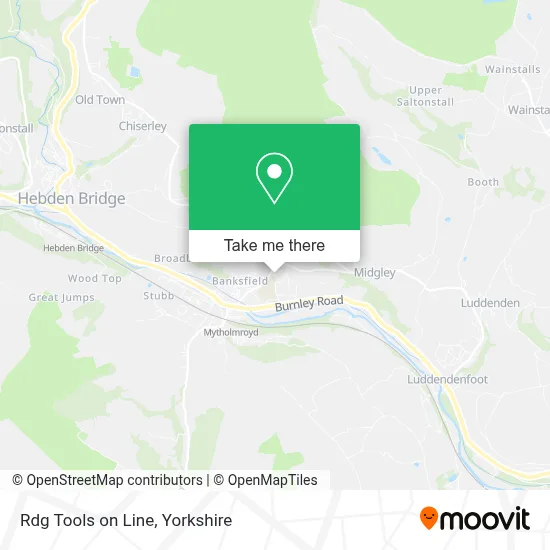 Rdg Tools on Line map