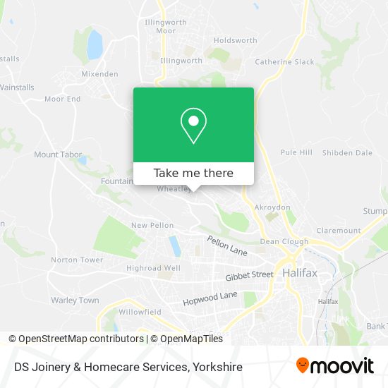 DS Joinery & Homecare Services map