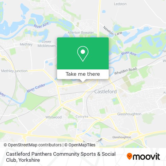 Castleford Panthers Community Sports & Social Club map