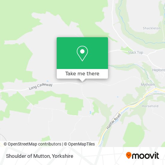 Shoulder of Mutton map