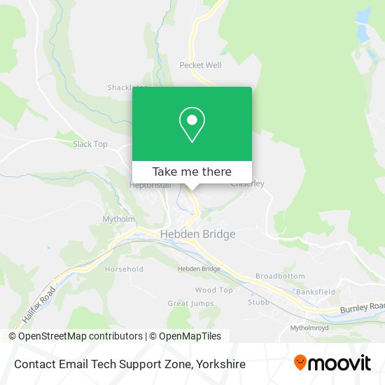 Contact Email Tech Support Zone map