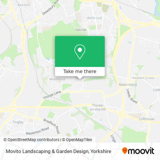 Movito Landscaping & Garden Design map