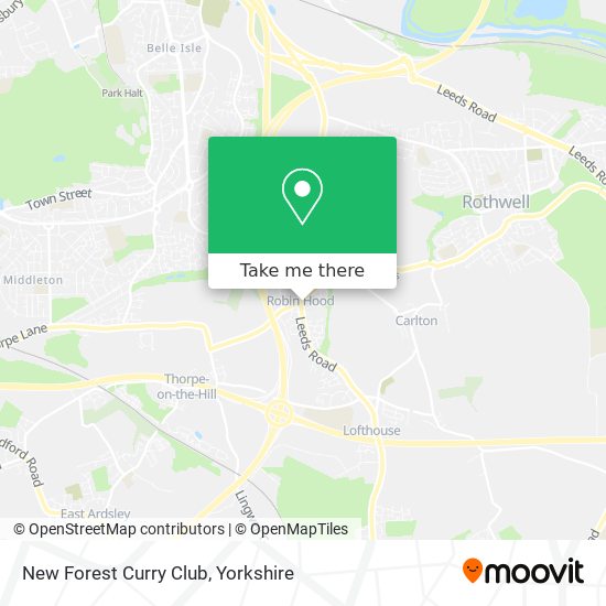 New Forest Curry Club map