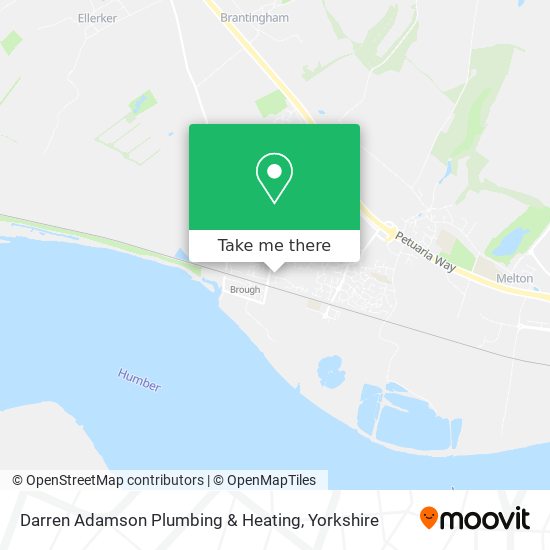 Darren Adamson Plumbing & Heating map