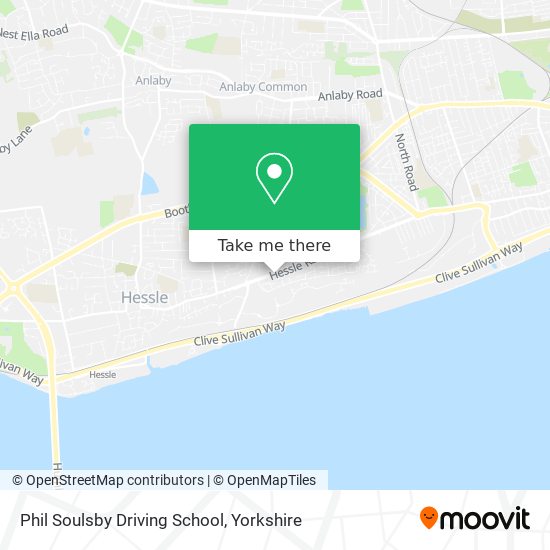 Phil Soulsby Driving School map
