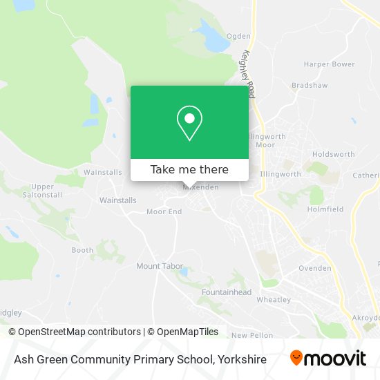 Ash Green Community Primary School map