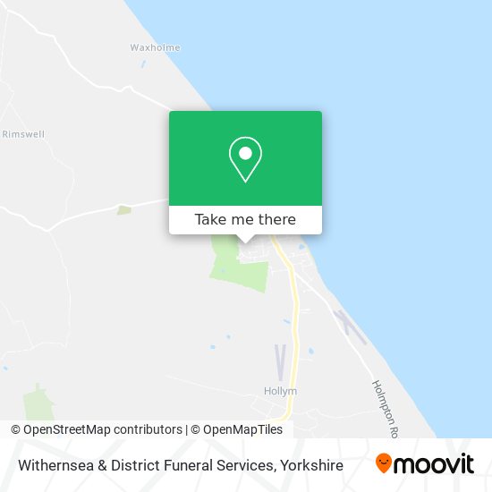 Withernsea & District Funeral Services map