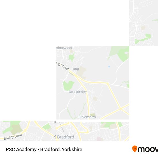 PSC Academy - Bradford map