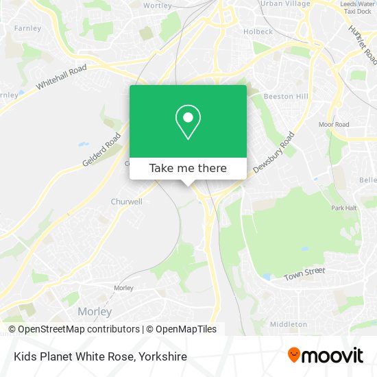 Kids Planet White Rose map