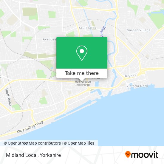 Midland Local map