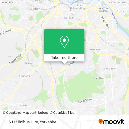 H & H Minibus Hire map