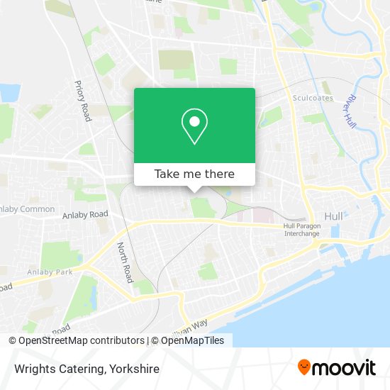 Wrights Catering map