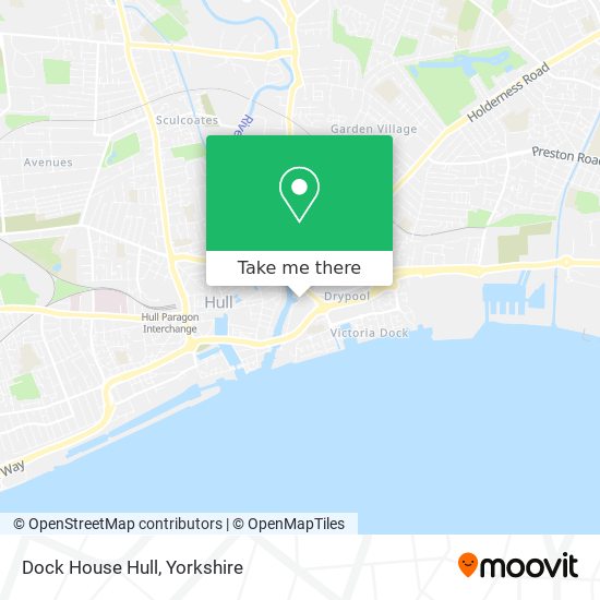 Dock House Hull map