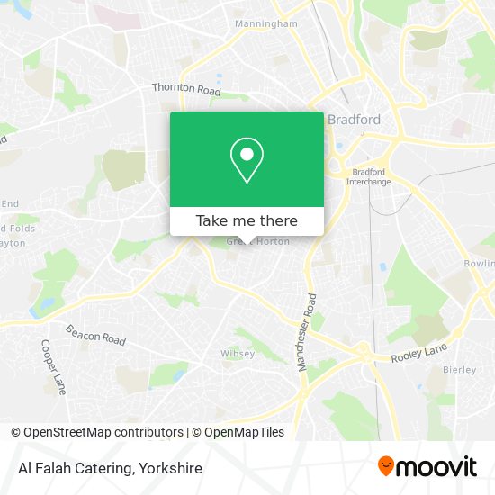 Al Falah Catering map