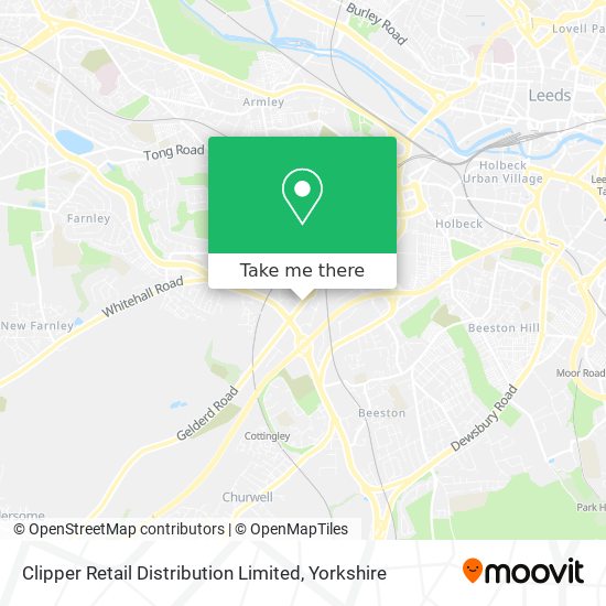 Clipper Retail Distribution Limited map