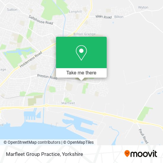Marfleet Group Practice map